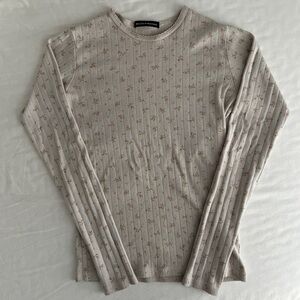 Brandy Melville Floral Long Sleeve